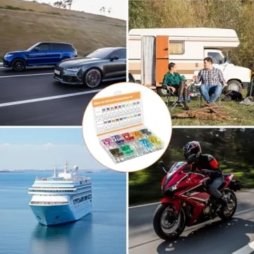 Liamner 80 PCS Car Fuses Kit for All Vehicles