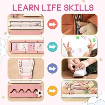 Kalotoys Busy Board for Toddlers - Educational Montessori Toy