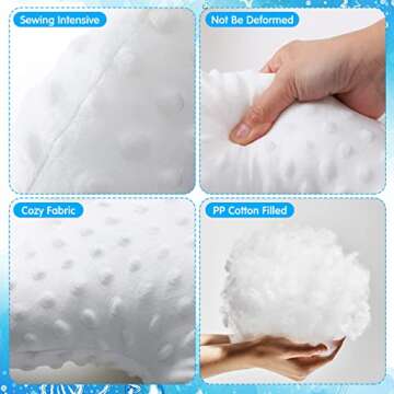 Cute Starfish Throw Pillows for Kids Room and Decor