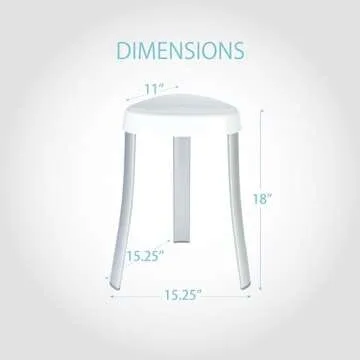 Spa Shower Seat - Rust Proof & Elegant Bath Solution