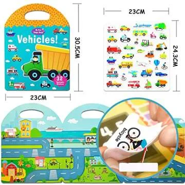 JOFREY Toddler Sticker Book for Creative Learning