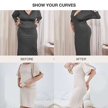 Lover-Beauty Fajas Colombianas Strapless Shapewear Tummy Control Girdles for Women Faja Shorts Butt Lifting Body Shaper Butt Lifter