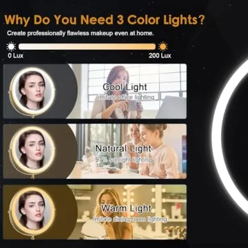 Lighted Makeup Mirror for Flawless Beauty Application