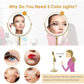 Lighted Makeup Mirror for Flawless Beauty Application