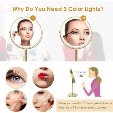 Lighted Makeup Mirror for Flawless Beauty Application