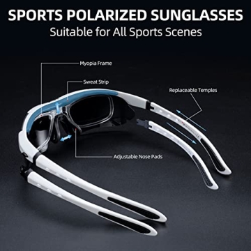 ROCKBROS Polarized Sports Sunglasses for Cycling & Outdoor