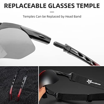 ROCKBROS Polarized Sports Sunglasses for Cycling & Outdoor