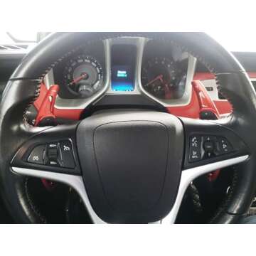 iJDMTOY Red Paddle Extensions for Chevy & Cadillac