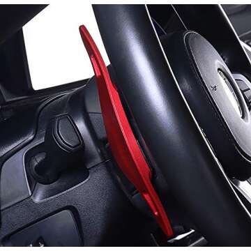 iJDMTOY Red Paddle Extensions for Chevy & Cadillac