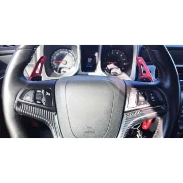 iJDMTOY Red Paddle Extensions for Chevy & Cadillac