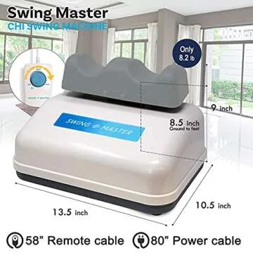 Daiwa Felicity Original Chi Swing Machine USJ-201 Passive Aerobic Exerciser Swing Master with 15 Minute Auto-Off Function