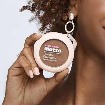 Ruby Kisses Lightweight Matte Powder Foundation for All Skin Types