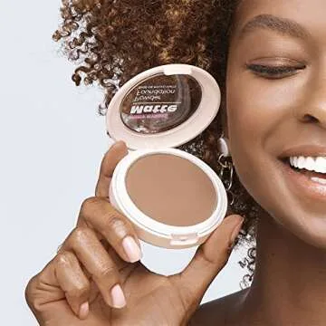 Ruby Kisses Lightweight Matte Powder Foundation for All Skin Types
