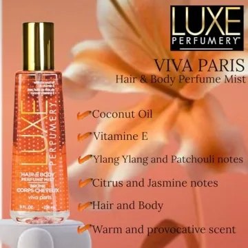 Luxe Perfumery Hair and Body Mist, Viva Paris - 236ml