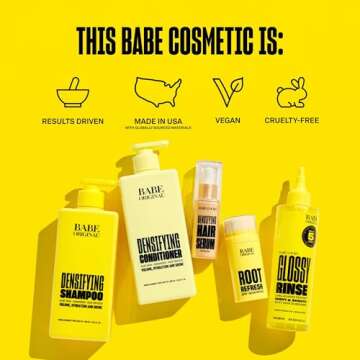 BABE ORIGINAL Root Refresh Dry Shampoo Powder for Clean & Volumized Hair| Instantly Absorb Oil & Odor | Aerosol-Free & Talc-Free | Travel-Friendly | Nourish Scalp with Aloe Vera, Caffeine & Arrowroot