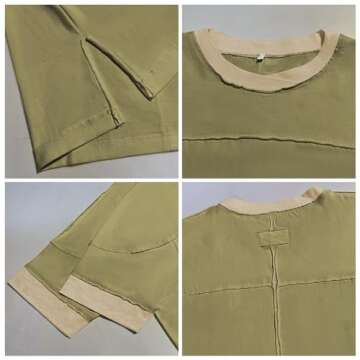 Songling Women's Summer Tee - Oversized Casual Top