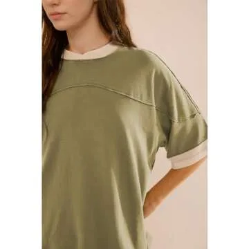 Songling Women's Summer Tee - Oversized Casual Top