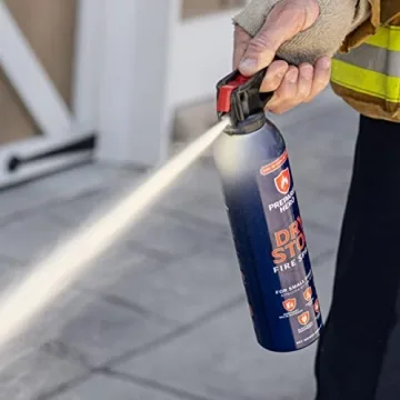 Dry Stop Fire Spray - Portable Fire Extinguisher - 2 Pack
