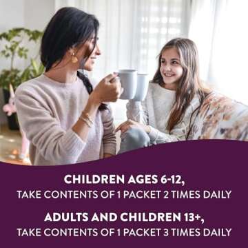 Nature's Way Cold + Flu Relief FastActives, Umcka, Homeopathic, Fever, Sore Throat, Cough, Congestion, Body Aches, Phenylephrine Free, Non-Drowsy, Berry Flavored, 10 Packets (Packaging May Vary)