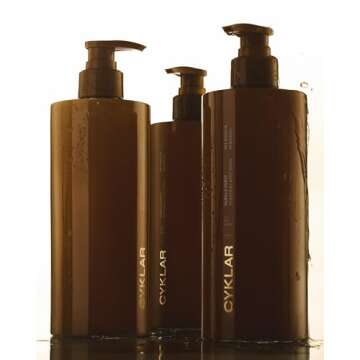 CYKLAR Sensorial Body Wash. Vanilla Verve Hydrating Cleanser with Moisture Locking Multi-Oil Complex, Sodium PCA and Glycerin. Nourishing Shower Gel for Women and Men, 16.5 Fl Oz Luxury Bodywash