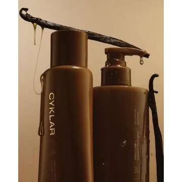 CYKLAR Sensorial Body Wash. Vanilla Verve Hydrating Cleanser with Moisture Locking Multi-Oil Complex, Sodium PCA and Glycerin. Nourishing Shower Gel for Women and Men, 16.5 Fl Oz Luxury Bodywash