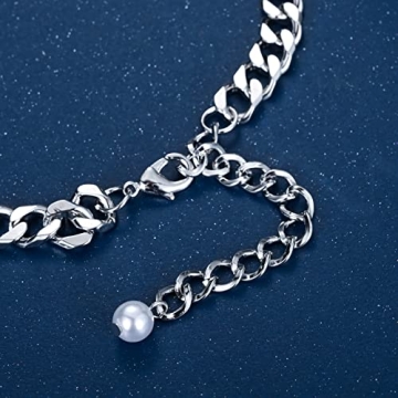 Cuban Link Chain Necklace Adjustable for Women Luxury Jewelry