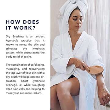 Sustainable Bamboo Dry Brush - Exfoliate and Rejuvenate