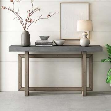 Stylish KEVINSPACE Console Table for Living Room & Entryway