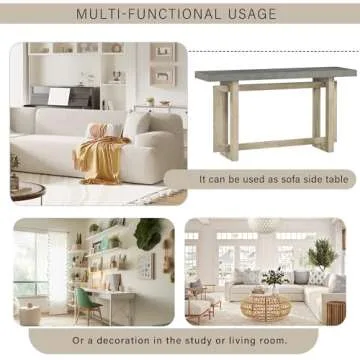 Stylish KEVINSPACE Console Table for Living Room & Entryway