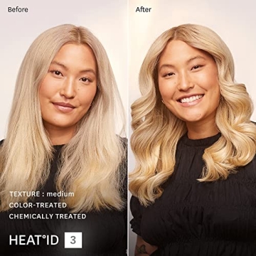 T3 Curl ID 1.25" Digital Ceramic Curling Iron with Smart Touch Interface & Interactive HeatID Technology for Automatic Heat Setting Personalization - Shiny Smooth Curls that Last, White