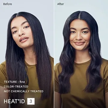 T3 Curl ID 1.25" Digital Ceramic Curling Iron with Smart Touch Interface & Interactive HeatID Technology for Automatic Heat Setting Personalization - Shiny Smooth Curls that Last, White