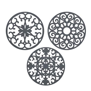 GASARÉ Extra Large Silicone Trivets - Stylish Kitchen Protection Set