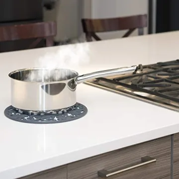 GASARÉ Extra Large Silicone Trivets for Hot Dishes