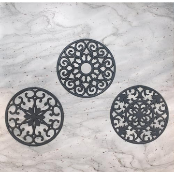 GASARÉ Extra Large Silicone Trivets for Hot Dishes