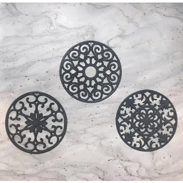 GASARÉ Extra Large Silicone Trivets for Hot Dishes