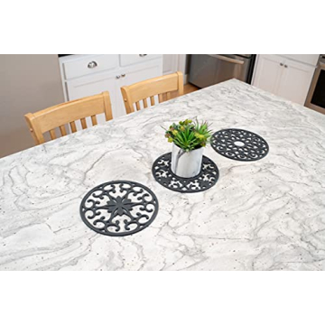 GASARÉ Extra Large Silicone Trivets for Hot Dishes