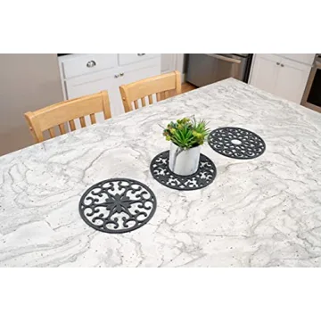 GASARÉ Extra Large Silicone Trivets for Hot Dishes