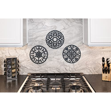 GASARÉ Extra Large Silicone Trivets for Hot Dishes