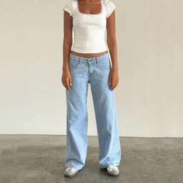 Trendy Women's Wide Leg Jeans for Everyday Styling