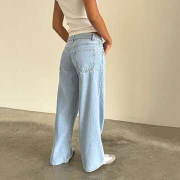 Trendy Women's Wide Leg Jeans for Everyday Styling