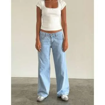 Trendy Women's Wide Leg Jeans for Everyday Styling