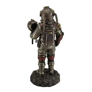 Veronese Steampunk Skeleton 10 5/8" LED Decor Statue