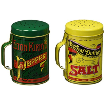 Norpro 713 Salt and Pepper Shaker Set 4in 10oz Multicolor