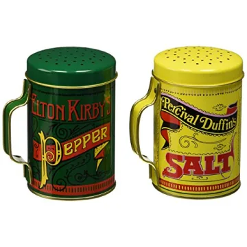 Norpro 713 Salt and Pepper Shaker Set 4in 10oz Multicolor
