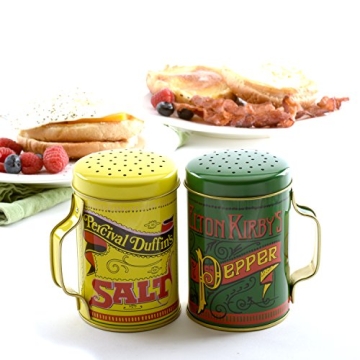 Norpro 713 Salt and Pepper Shaker Set 4in 10oz Multicolor