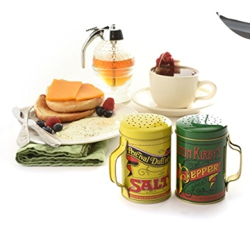 Norpro 713 Salt and Pepper Shaker Set 4in 10oz Multicolor