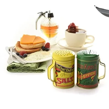 Norpro 713 Salt and Pepper Shaker Set 4in 10oz Multicolor