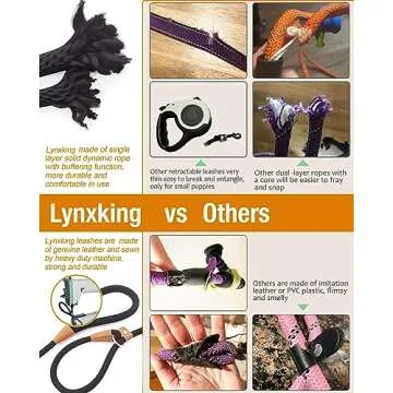 lynxking Slip Lead: Durable Dog Leash for Training & Walks
