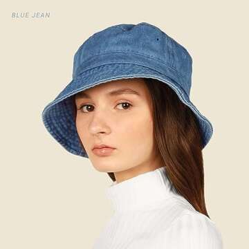 Trendy Cotton Sun Hat for Outdoor Fun - Hot Summer Bucket Hat