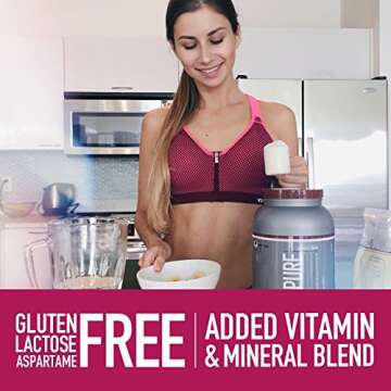 Isopure Low Carb 100% Pure Whey Isolate Protein Powder, Lactose Free, Gluten Free, With Vitamins, Chocolate, 25g Protein Per Serving, 3 Lbs, 39 Servings